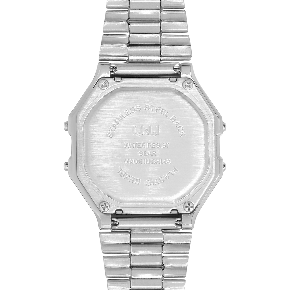 Đồng hồ Q&Q 34 mm Unisex G17A-001JY Màu Bạc