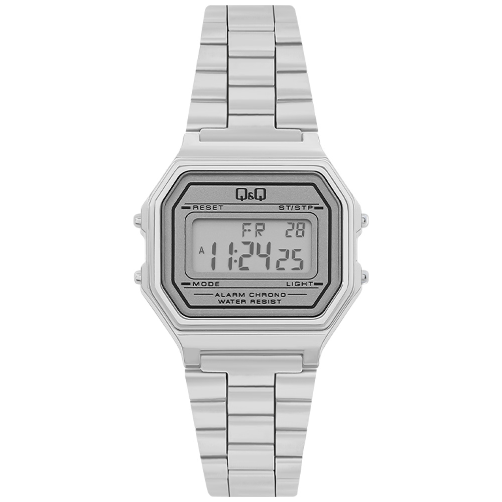 Đồng hồ Q&Q 34 mm Unisex G17A-002JY Màu Bạc
