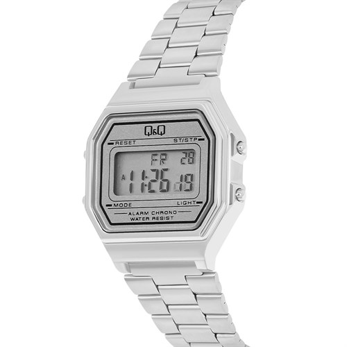 Đồng hồ Q&Q 34 mm Unisex G17A-002JY Màu Bạc