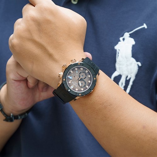 Đồng hồ Edox CO-1 45 mm Nam 10242-TINRCA-BRDR Màu Đen