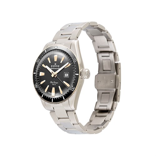 Đồng hồ Edox Skydiver 42 mm Nam 80126-357RNM-NIRB Màu Bạc