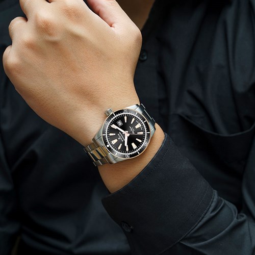 Đồng hồ Edox Skydiver 42 mm Nam 80126-357RNM-NIRB Màu Bạc