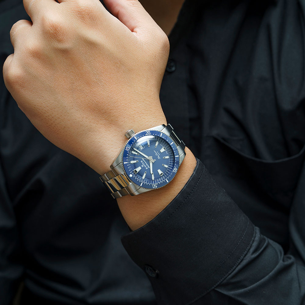 Đồng hồ Edox Skydiver 38 mm Nam 80131-3BUM-BUIN Màu Bạc