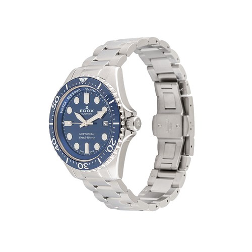 Đồng hồ Edox Neptunian 42 mm Nam 80801-3BUM-BUIN Màu Bạc