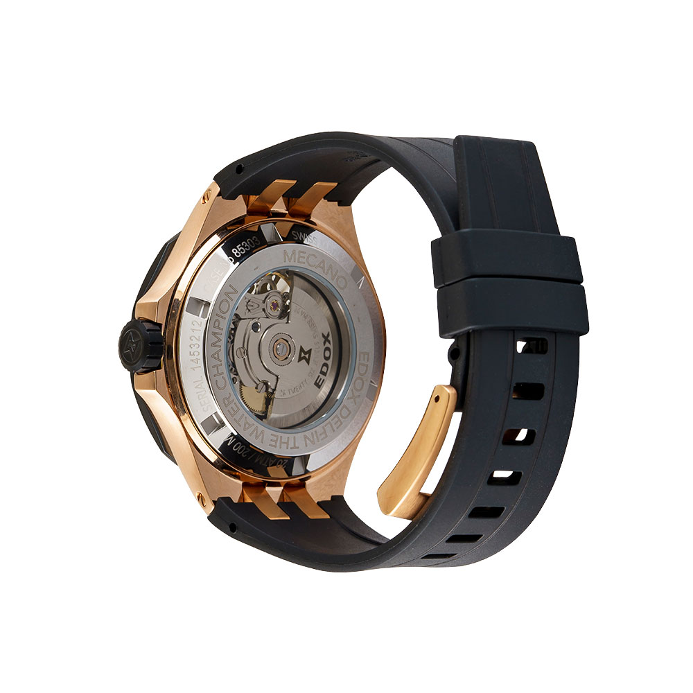 Đồng hồ Edox Delfin 43 mm Nam 85303-357RN-NRN Màu Đen