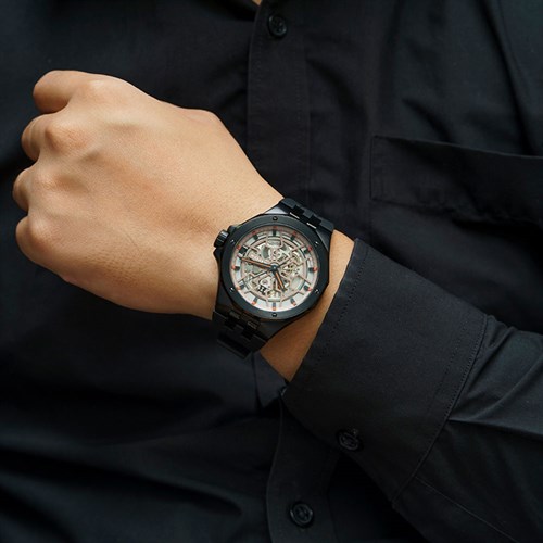 Đồng hồ Edox Delfin 43 mm Nam 85303-37NCA-BEIO Màu Đen