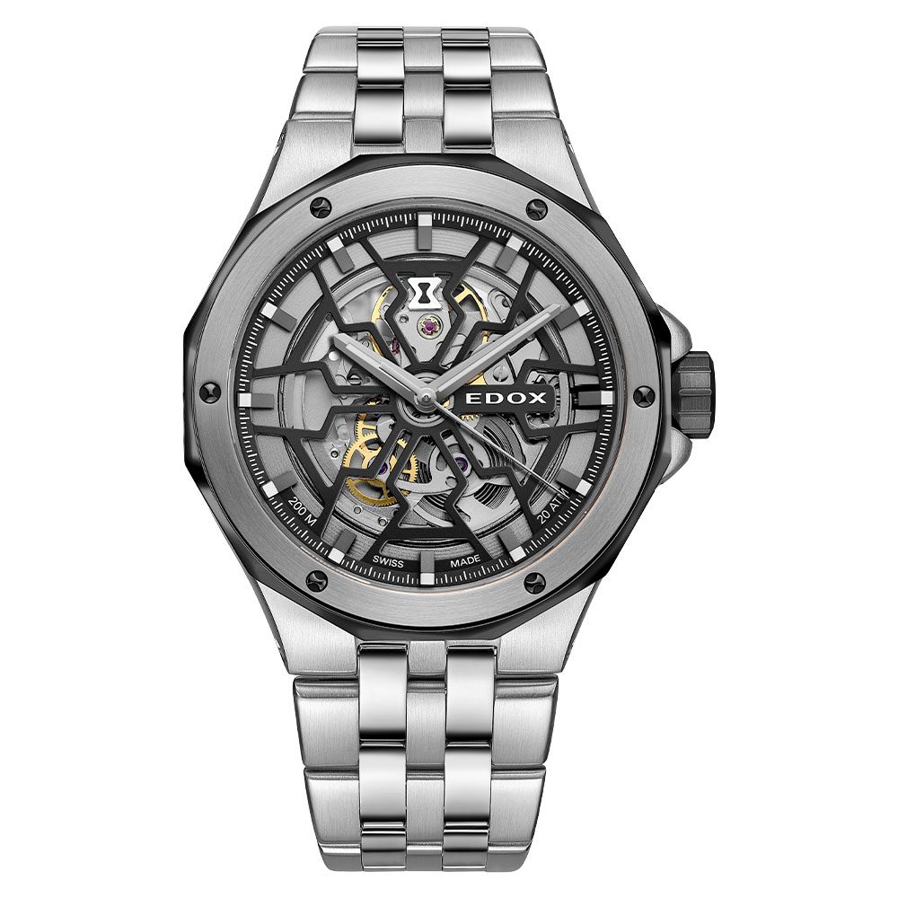 Đồng hồ Edox Delfin 43 mm Nam 85303-3NM-NBG