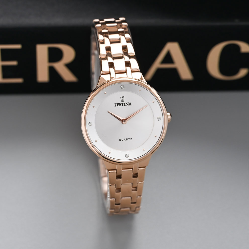 Đồng hồ Festina 30.5 mm Nữ F20602/1 Màu Vàng Hồng
