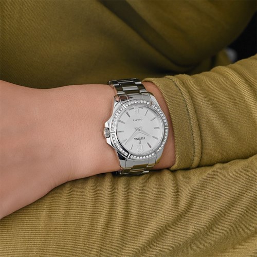 Đồng hồ Festina 34.5 mm Nữ F20593/1 Màu Bạc