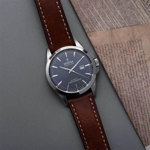 Đồng hồ Festina 41 mm Nam F20025/3 Màu Nâu