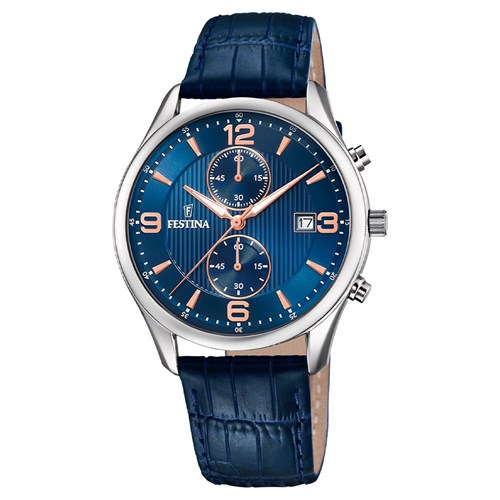 Đồng hồ Festina 42 mm Nam F6855/6 Màu Xanh