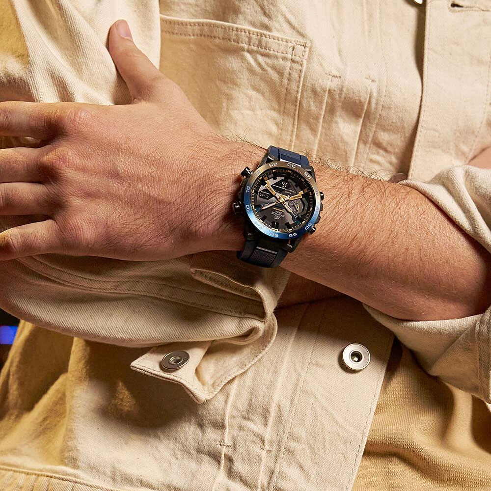 Đồng hồ Edifice Casio 47.8 mm Nam ECB-2000NP-1ADF Màu Xanh đen