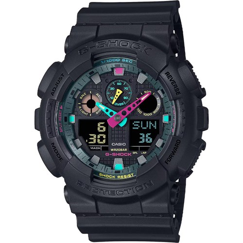 Đồng hồ G-Shock 51.2 mm Nam GA-100MF-1ADR Màu Đen