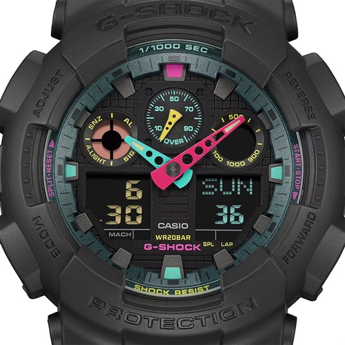 Đồng hồ G-Shock 51.2 mm Nam GA-100MF-1ADR Màu Đen