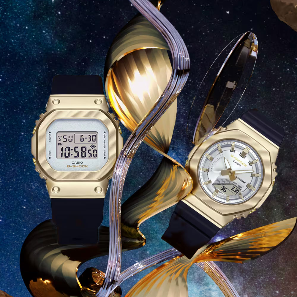 Đồng hồ G-Shock 5600 38.4 mm Nữ GM-S5600BC-1DR Màu Đen