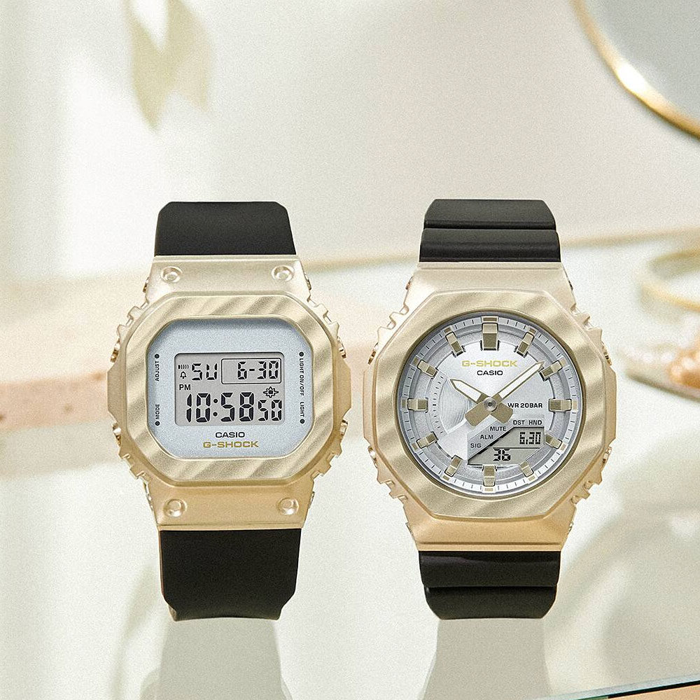 Đồng hồ G-Shock 5600 38.4 mm Nữ GM-S5600BC-1DR Màu Đen