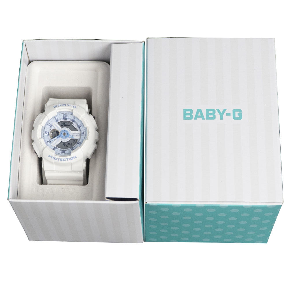 Đồng hồ Baby-G 43.4 mm Nữ BA-110XBE-7ADR Màu Trắng