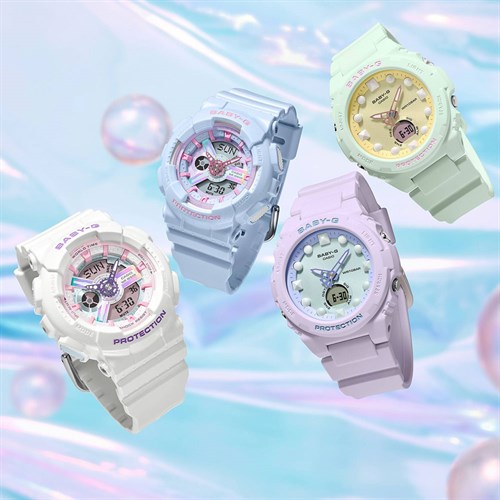 Đồng hồ Baby-G 43.4 mm Nữ BA-110FH-7ADR Màu Trắng