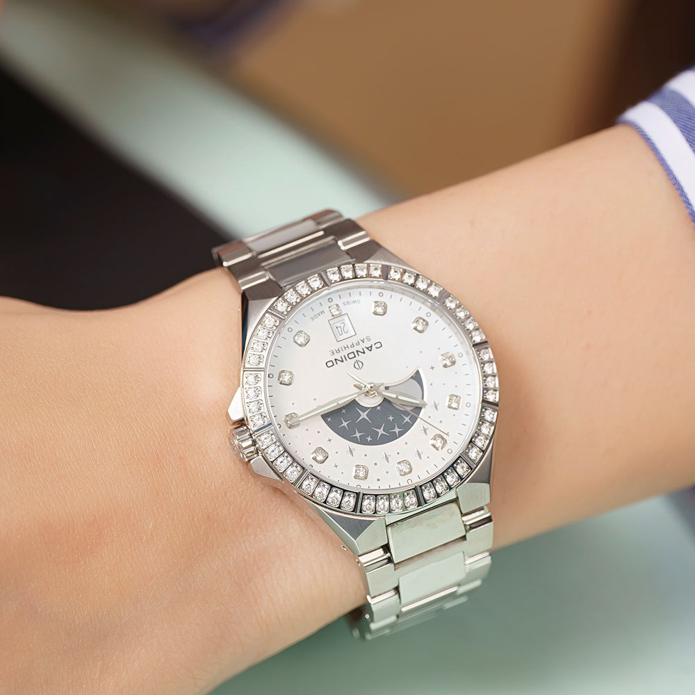 Đồng hồ Candino 34 mm Nữ C4760/1 Màu Bạc