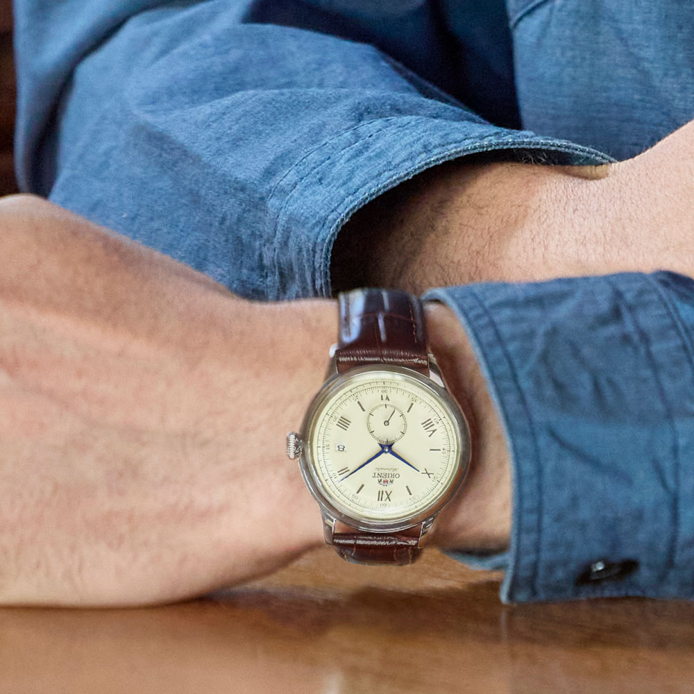 Đồng hồ Orient Small Bambino 38.4 mm Nam RA-AP0105Y30B