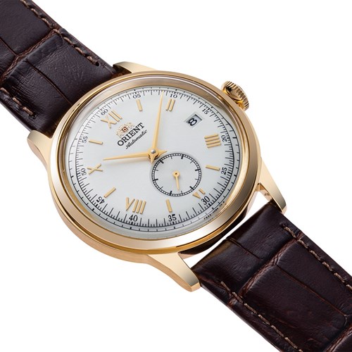 Đồng hồ Orient Small Bambino 38.4 mm Nam RA-AP0106S30B Màu Nâu