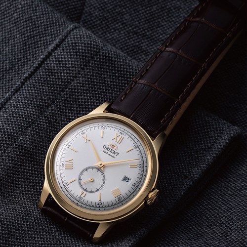 Đồng hồ Orient Small Bambino 38.4 mm Nam RA-AP0106S30B Màu Nâu