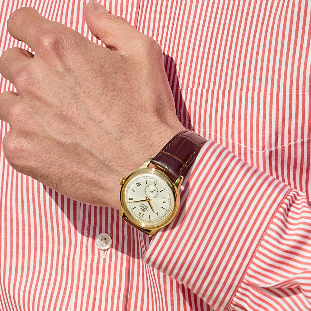 Đồng hồ Orient Small Bambino 38.4 mm Nam RA-AP0106S30B