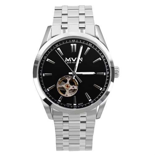 Đồng hồ MVW Star 41 mm Nam MSA102-02 Màu Bạc