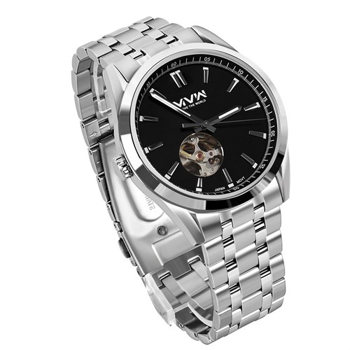 Đồng hồ MVW Star 41 mm Nam MSA102-02 Màu Bạc