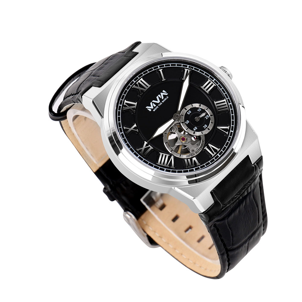 Đồng hồ MVW Star 41 mm Nam MLA093-01 Màu Đen