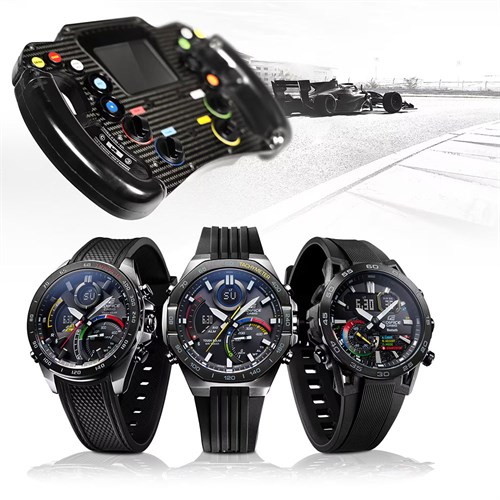 Đồng hồ Edifice Casio 48 mm Nam ECB-950MP-1ADF Màu Đen