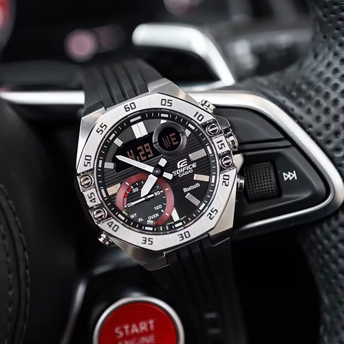 Đồng hồ Edifice Casio 48.5 mm Nam ECB-10P-1ADF Màu Đen