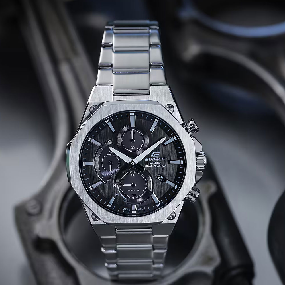 Đồng hồ Edifice Casio 44 mm Nam EFS-S570D-1AUDF Màu Bạc