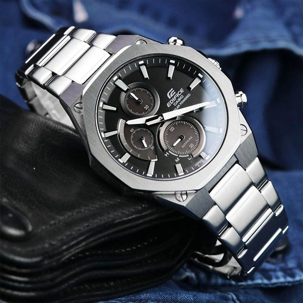 Đồng hồ Edifice Casio 44 mm Nam EFS-S570D-1AUDF Màu Bạc