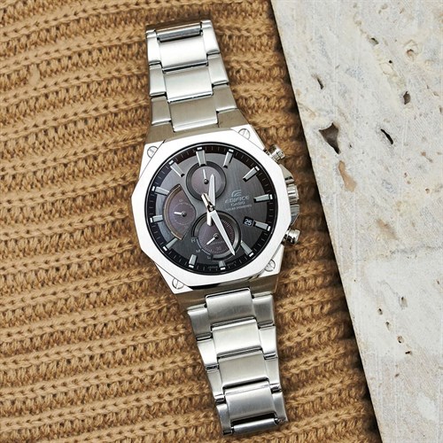 Đồng hồ Edifice Casio 44 mm Nam EFS-S570D-1AUDF Màu Bạc