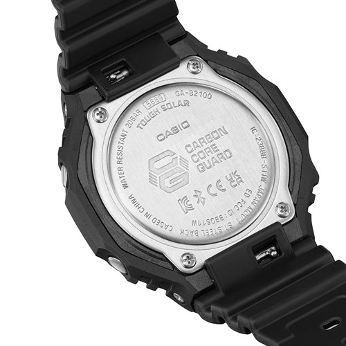 Đồng hồ G-Shock 2100 45.4 mm Nam GA-B2100BNR-1ADR Màu Đen