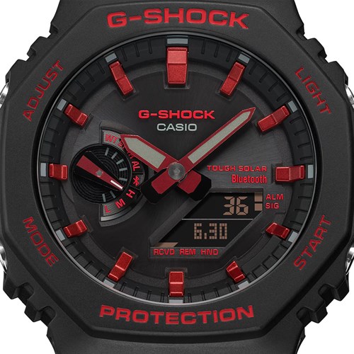 Đồng hồ G-Shock 2100 45.4 mm Nam GA-B2100BNR-1ADR Màu Đen