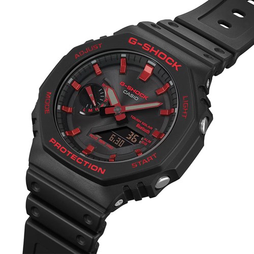 Đồng hồ G-Shock 2100 45.4 mm Nam GA-B2100BNR-1ADR Màu Đen