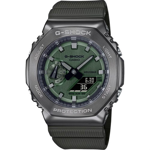 Đồng hồ G-Shock 2100 44.4 mm Nam GM-2100B-3ADR Màu Xanh rêu