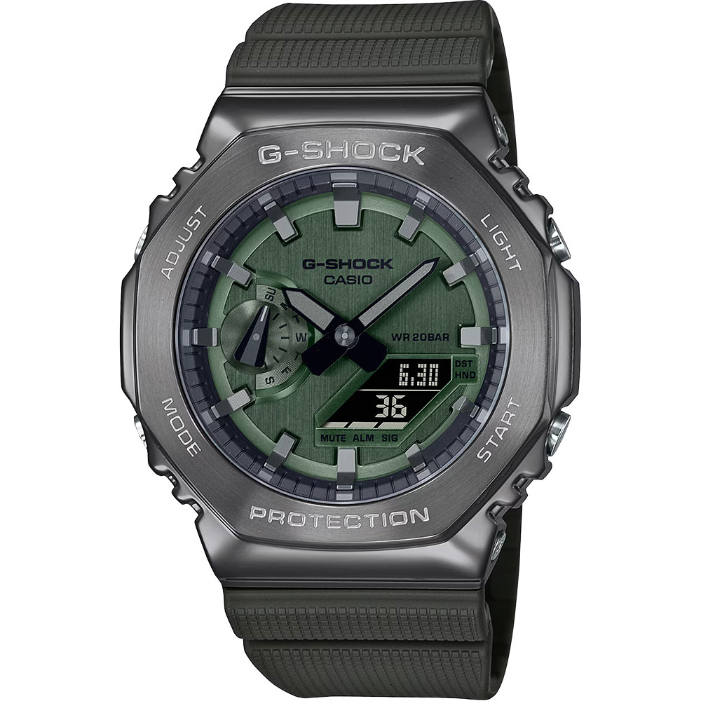 Đồng hồ G-Shock 2100 44.4 mm Nam GM-2100B-3ADR