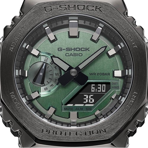 Đồng hồ G-Shock 2100 44.4 mm Nam GM-2100B-3ADR Màu Xanh rêu
