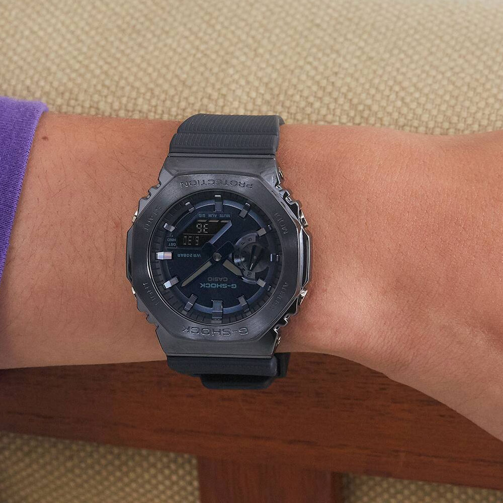 Đồng hồ G-Shock 2100 44.4 mm Nam GM-2100N-2ADR Màu Xanh Dương