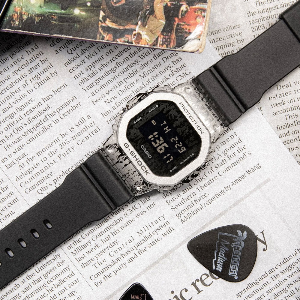 Đồng hồ G-Shock 5600 43.2 mm Nam GM-5600GC-1DR Màu Đen