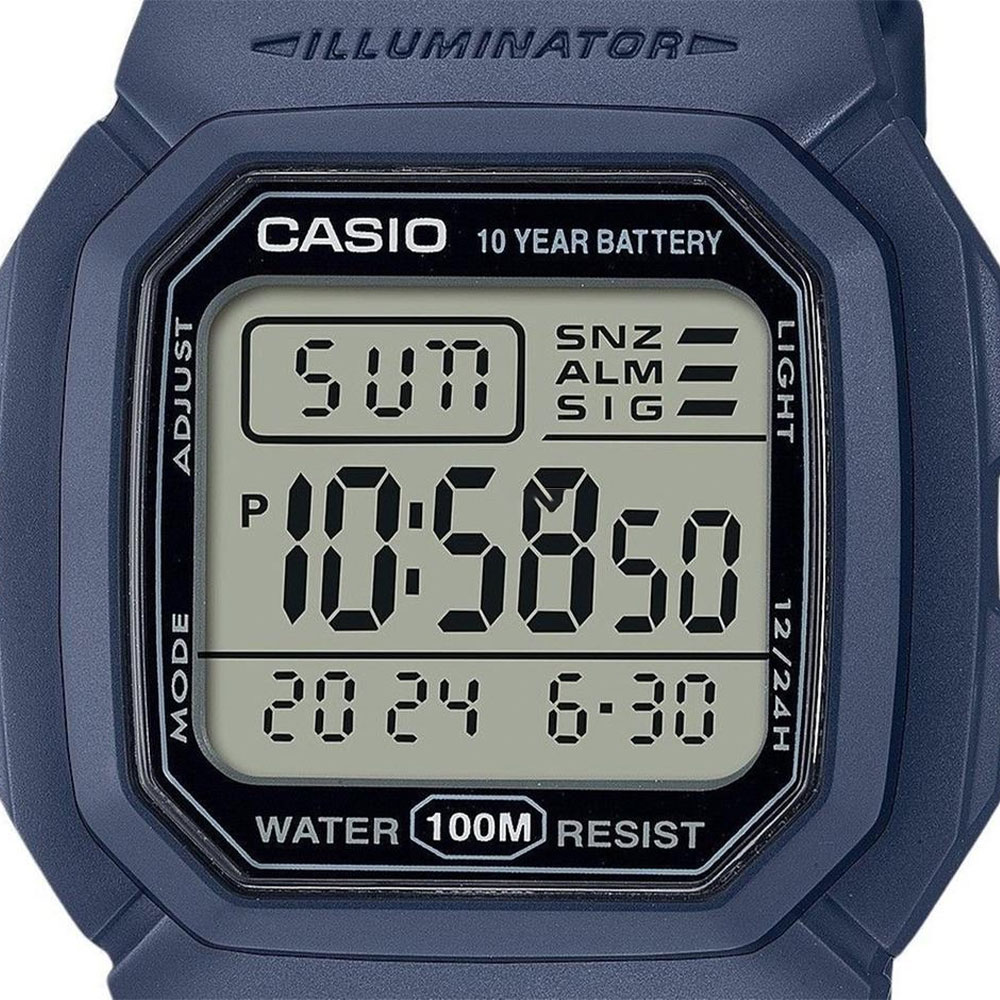 Đồng hồ Casio Timeless 36.8 mm Nam W-800H-2AVDF - 2