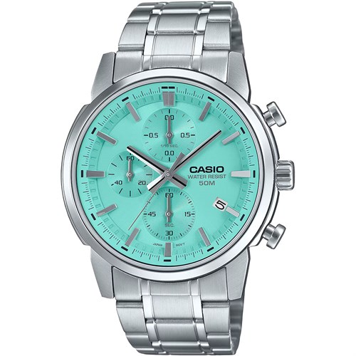 Đồng hồ Casio 42 mm Nam MTP-E510D-2AVDF Màu Bạc