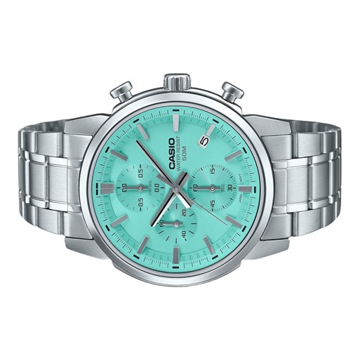 Đồng hồ Casio 42 mm Nam MTP-E510D-2AVDF Màu Bạc