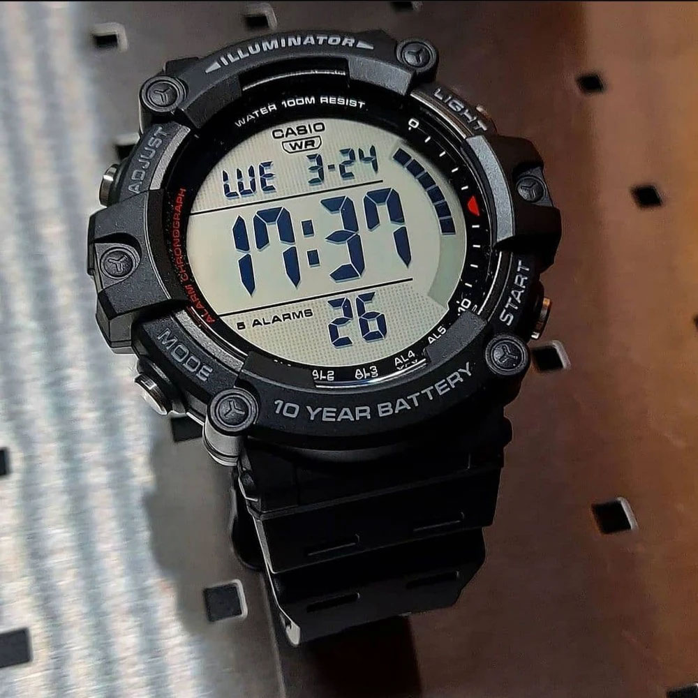 Đồng hồ Casio Timeless 51.2 mm Nam AE-1500WH-1AVDF Màu Đen