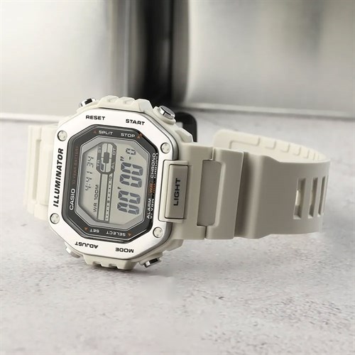 Đồng hồ Casio 47.2 mm Nam MWD-110H-8AVDF Màu Trắng