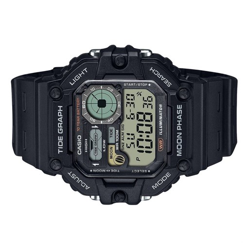 Đồng hồ Casio 48.6 mm Nam WS-1700H-1AVDF Màu Đen