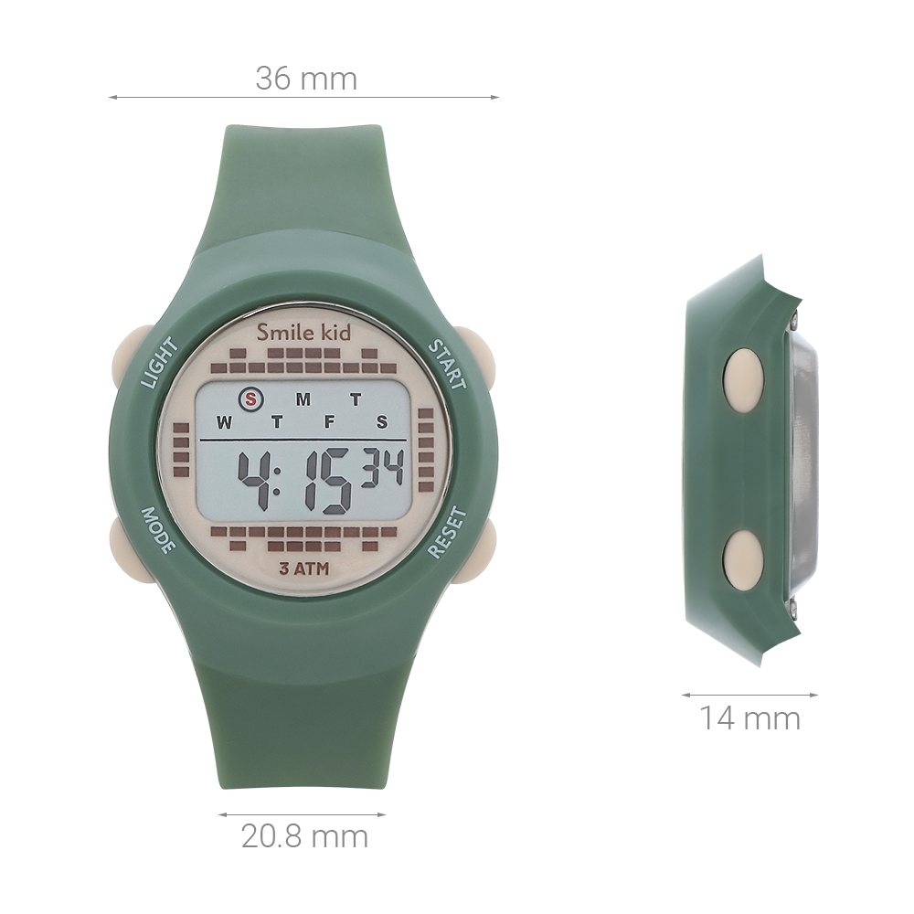 Đồng hồ Smile Kid 36 mm Trẻ em SL400-04SG Màu Xanh lá